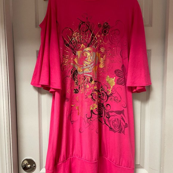 CAREN  SPORT PINK TUNICS  L - Picture 1 of 5